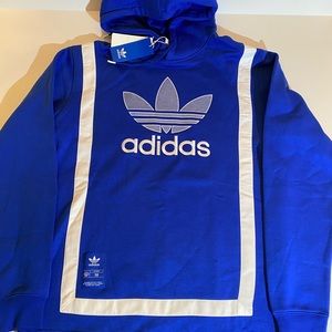 New men’s Adidas Originals warm up trefoil hoodie